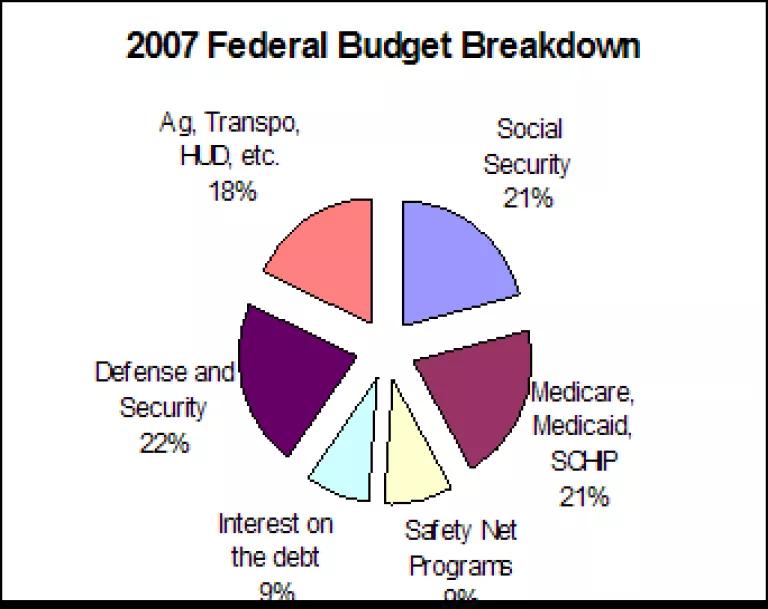 2007 Fed Budget Breakdown