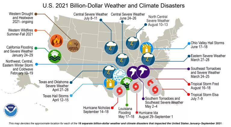 2021 Billion Dollar Disaster Map  ?itok=i O0W6 T