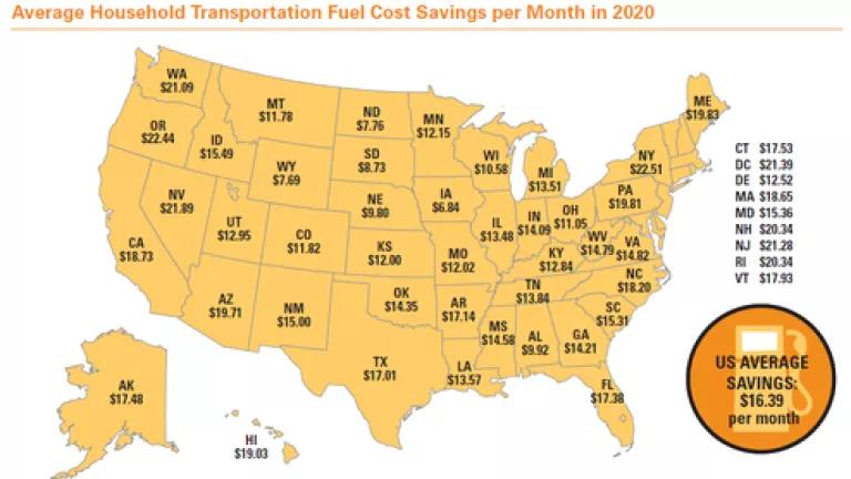 HH Fuel Savings Map