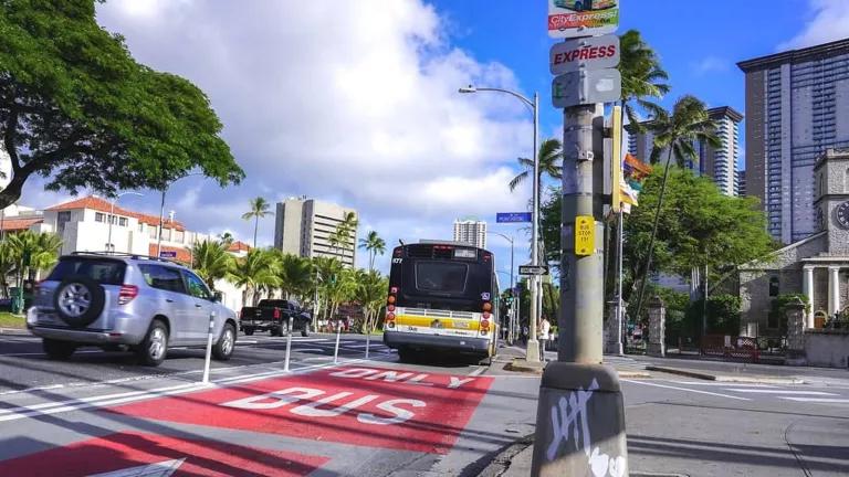 City and County of Honolulu Bus-Only Lane