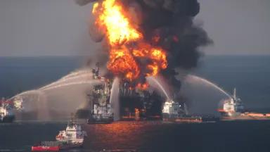 Explosion of the Deepwater Horizon oil platform